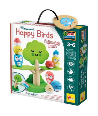 Tree Balancing - Jeu Montessori- MONTESSORI BOIS - Jeu d'Équilibre, Arbre et Oiseaux