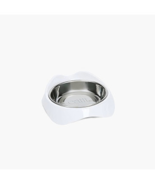 Gamelle pour chat - CATIT - PIXI - 200ml - Bols en acier inoxydable amovibles - Blanc