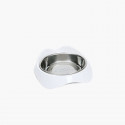 Gamelle pour chat - CATIT - PIXI - 200ml - Bols en acier inoxydable amovibles - Blanc