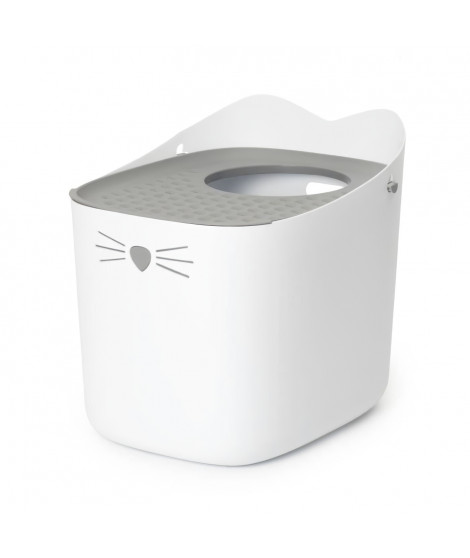 Maison de toilette Bac a litiere pour chat - CATIT - Pixi Box - Entrée par le haut