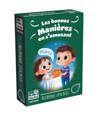 Jeu de cartes des bonnes manieres - Jeu Éducatif - LIFE SKILLS - Cartes illustrées
