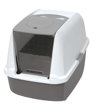 Maison de toilette Bac a litiere pour chat - CATIT - Airsift Regular - Systeme de filtration intégré - L. 57 x l. 39 x H. 46,…
