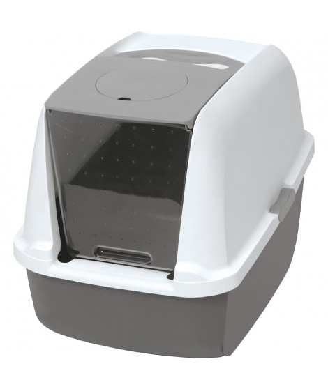 Maison de toilette Bac a litiere pour chat - CATIT - Airsift Regular - Systeme de filtration intégré - L. 57 x l. 39 x H. 46,…
