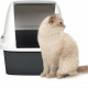 Maison de toilette Bac a litiere pour chat - CATIT - Airsift Regular - Systeme de filtration intégré - L. 57 x l. 39 x H. 46,…