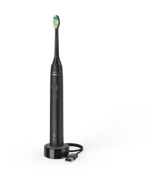 Brosse a dents - PHILIPS - HX3681/54 - Sonicare - Serie 4100 - Noir - Eléctrique