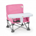 BRIGHT STARS Rehausseur de chaise, vert,  pliable, nomade, de voyage, Léger et facile a nettoyer, Sac de transport inclus