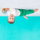 BRIGHT STARS Oball Classic balle flexible, facile a manipuler, jouet d'activité sensorielle, enfants tous âges, multicolore