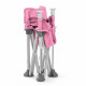 BRIGHT STARS Rehausseur de chaise, vert,  pliable, nomade, de voyage, Léger et facile a nettoyer, Sac de transport inclus