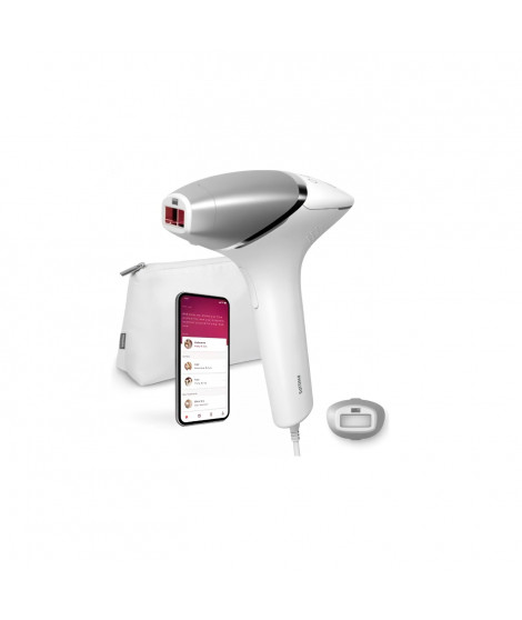 Philips Epilateur a lumiere pulsée & laser blanc/gris - BRI940/00