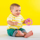 BRIGHT STARS Oball Hochet facile a saisir Jouet pour nourrissons sans BPA en rose, pour les nouveaux-nés +