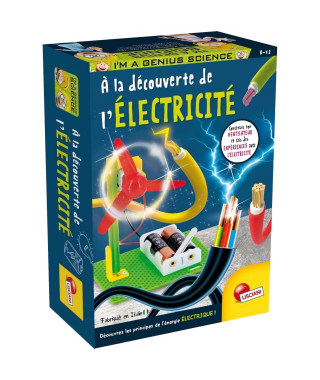 Découverte de l'éléctricité - Kit Scientifique - I'M A GENIUS POCKET - Composants sûrs
