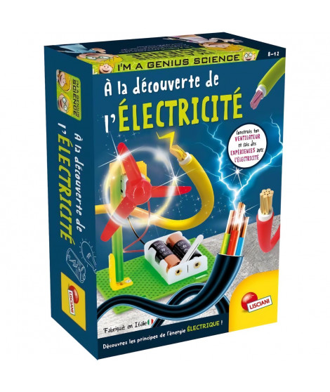 Découverte de l'éléctricité - Kit Scientifique - I'M A GENIUS POCKET - Composants sûrs