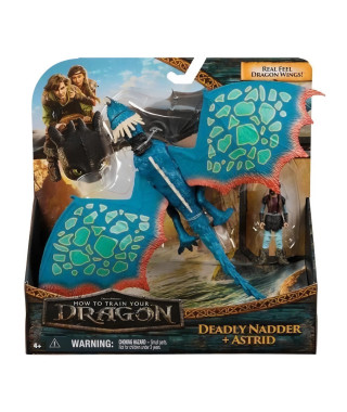 SPIN MASTER PACK DRAGON ET VIKING 25 CM TEMPETE Dragons Movie