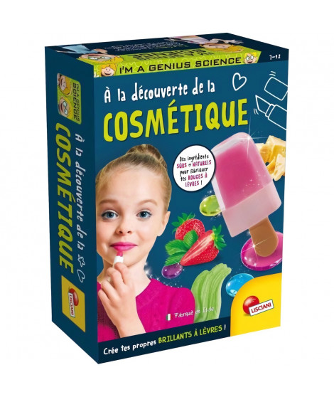 Découverte de la cosmétique - Kit Scientifique - I'M A GENIUS POCKET - Ingrédients naturels, Recettes variées