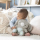 INGENUITY Doudou bébé lapin Sylvi, peluche, mélodies et vibrations apaisantes, lumineux, cadeau naissance