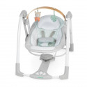 INGENUITY Transat bébé balancelle électrique pliable -Cosy Spot- arche jouets amovible, réglages balancement, minuterie, incl…