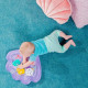 DISNEY BABY -ARIEL- Tapis d'eau pour bébé, jeu sensoriel et d'éveil?, gonflable, facile a nettoyer, pliable, jouets des la na…