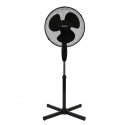 Ventilateur de pied - OCEANIC - 45 W - Ø 41 cm - 3 vitesses - Oscillant - Inclinable - Noir