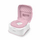 INGENUITY Marche pied et pot d'apprentissage avec cuvette amovible, Antidérapant, Assise ergonomique, rose