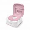 INGENUITY Marche pied et pot d'apprentissage avec cuvette amovible, Antidérapant, Assise ergonomique, rose