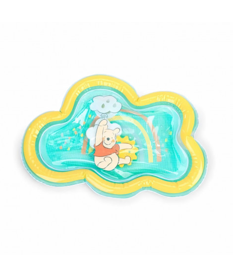 DISNEY BABY -WINNIE- Tapis d'eau pour bébé, jeu sensoriel et d'éveil?, gonflable, facile a nettoyer, pliable, des la naissance