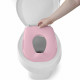 INGENUITY Marche pied et pot d'apprentissage avec cuvette amovible, Antidérapant, Assise ergonomique, rose