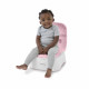 INGENUITY Marche pied et pot d'apprentissage avec cuvette amovible, Antidérapant, Assise ergonomique, rose