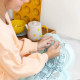 DISNEY BABY -WINNIE- Tapis d'eau pour bébé, jeu sensoriel et d'éveil?, gonflable, facile a nettoyer, pliable, des la naissance