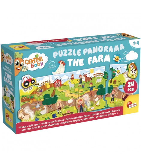 La Ferme - Puzzle panoramique - CAROTINA BABY - Développement de la logique, Motricité fine