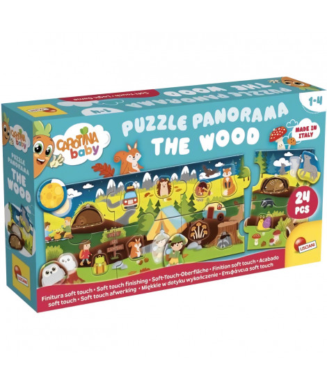 Les Bois - Puzzle panoramique - CAROTINA BABY - Développement de la logique, Motricité fine