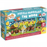 Les Bois - Puzzle panoramique - CAROTINA BABY - Développement de la logique, Motricité fine