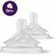 Kit nouveau-né - PHILIPS AVENT - Natural Verre 3.0 - Biberon Verre 120ml + 2 Biberons 240ml + Sucettes Ultra Douce 0-6M