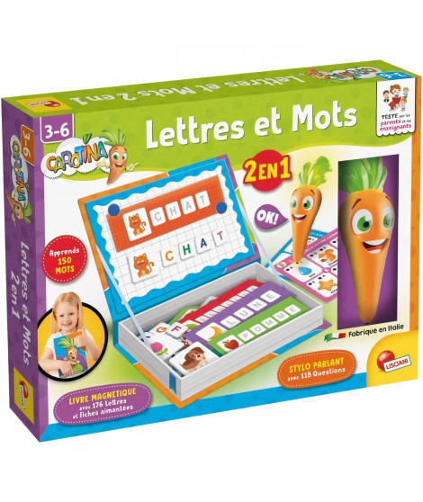 Stylo parlant et jouets magnétiques - CAROTINA - Apprentissage ludique