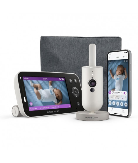 Ecoute-bébé vidéo - PHILIPS AVENT - Premium connecté - SCD971/26