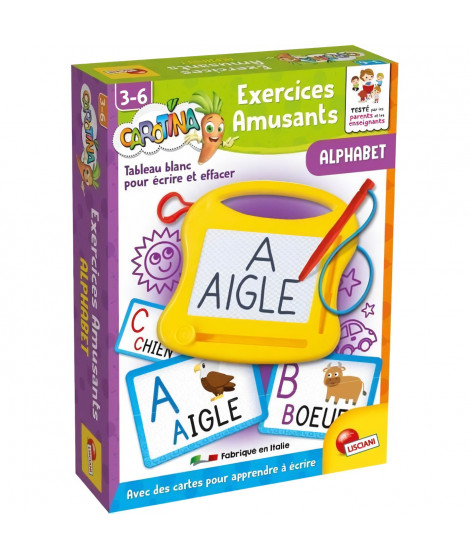 Alphabet - Mini ardoise magique - CAROTINA - Apprentissage de l'alphabet