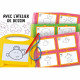 Alphabet - Mini ardoise magique - CAROTINA - Apprentissage de l'alphabet