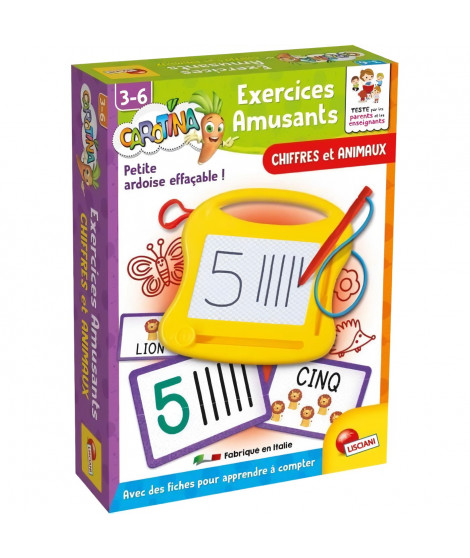 Calculs - Mini ardoise magique - CAROTINA - Apprentissage des chiffres