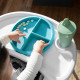 BABY EINSTEIN NEPTUNE Chaise haute bébé de 6 mois a 3 ans inclus: tapis d'eau, assiette sécurisé, tablette et poche de rangement