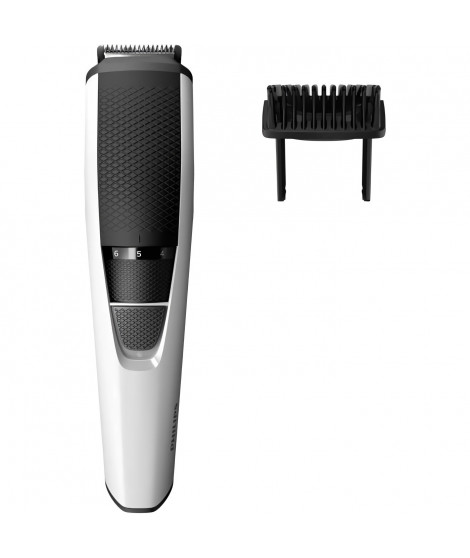 PHILIPS  BT3206/14 - Tondeuse Barbe Series 3000 - Guide de coupe dynamique - Lames en inox - 45 min d'autonomie