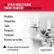 Spray anti-parasitaires - VETOCANIS - Anti-Puces, Anti-Tiques pour Habitat