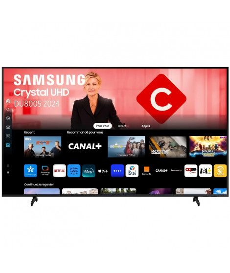 Samsung 50DU8005 - TV LED 50 (127 cm) - 4K UHD 3840x2160 - HDR - Smart TV - Gaming Hub - 3xHDMI - WiFi