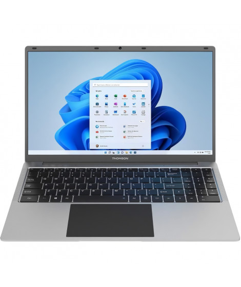 PC Portable Notebook - THOMSON NEO15 - 15,6 HD - Celeron N4020 - RAM 4Go - 128Go SSD - Windows 11S - Gris - AZERTY + Office 1 an