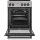 OCEANIC - Cuisiniere vitrocéramique 50 x 50 cm, four convection naturelle, four 48L silver