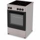 OCEANIC - Cuisiniere vitrocéramique 50 x 50 cm, four convection naturelle, four 48L silver