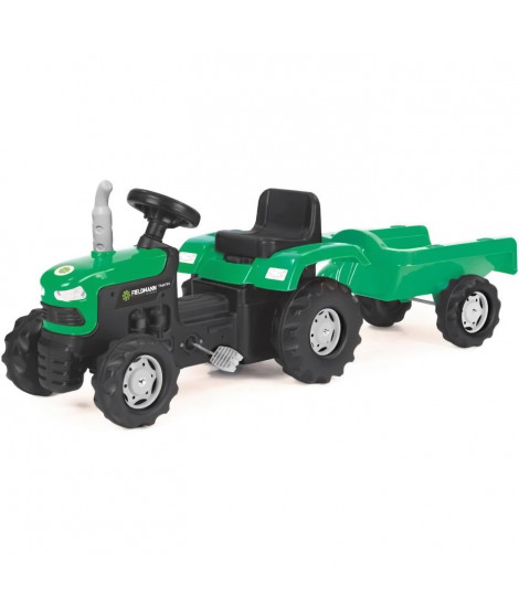 Tracteur a pédales avec remorque - Buddy Toys - BPT 1013