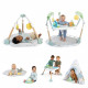 INGENUITY Aide jeux a rebonds bébé 6-en-1 évolutif : se tranforme en Tapis d'éveil, Tipi enfant, table d'activités, jouets am…