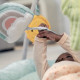 INGENUITY Tapis d'éveil au sol bébé Calm Spring Extra moelleux 6 jouets mutil sensoriels détachable