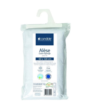Alese éponge - CANDIDE - 232004 - 60x120 cm - Blanc