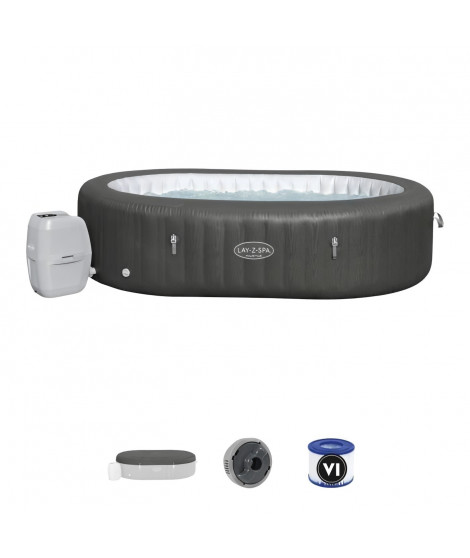 Spa gonflable BESTWAY - Lay-Z-Spa Mauritius - Avec Wifi - Airjet 180 Airjets - 270 x 180 x 71 cm - 5 a 7 places - Rectangulaire