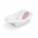 INGENUITY Baignoire bébé évolutive Deluxe rose, de la naissance jusqu'a 3 ans avec hamac bébé inclus